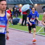 Jorg tijdens zijn razendsnelle 400m in Helmond